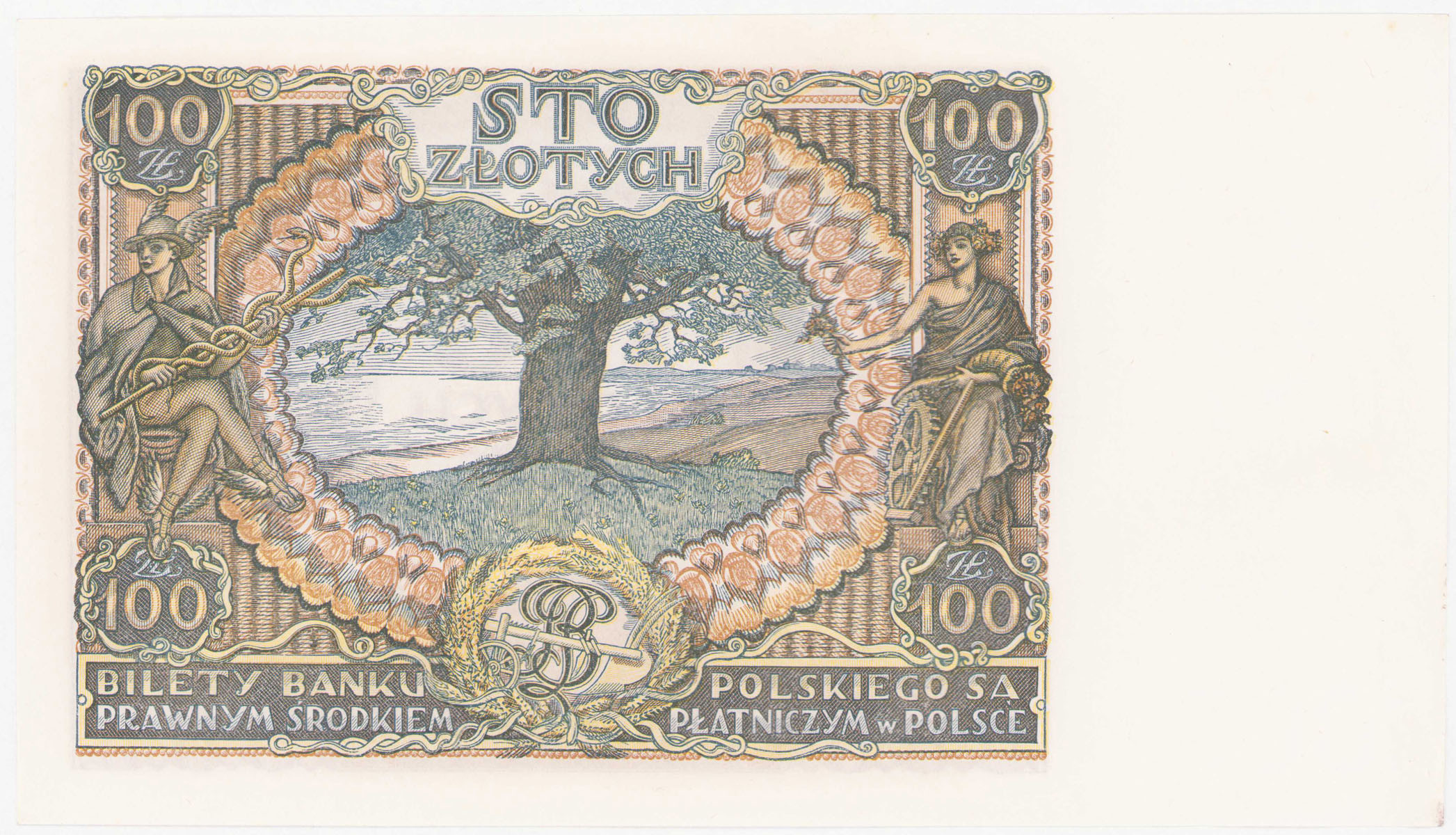 100 złotych 1934 seria BO
